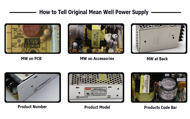 How to tell the original Mean Well Power Supply