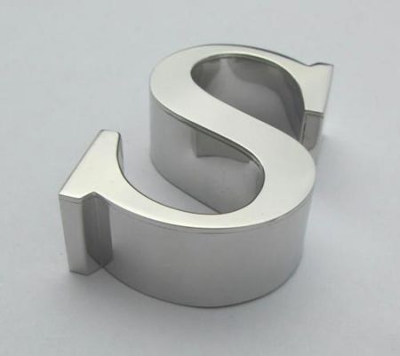 Polished Premium Metal Letters Sign not Solid