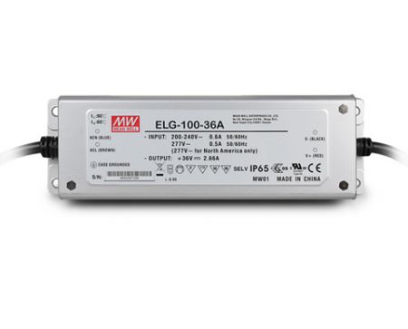 ELG-100-series Waterproof Original Taiwan Mean Well AC to DC Driver LED Power Supply ELG-100-series