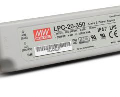 LPC-20 series Waterproof Original Taiwan Mean Well AC to DC Switching LED Power Supply 