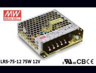 LRS-75-12 Original Taiwan Mean Well Switching Power Supply 