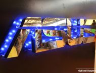 Stud Mounting Reverse Lit Metal Letters Sign